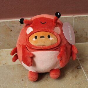 NWT 6” Smoko Crab Tayto Potato Mini Mochi Plush - Tayto Under the Sea